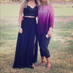 Sherri Hill two piece gown